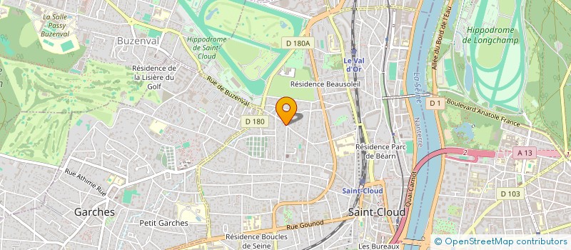 localisation de l'entreprise SARL LA RIEUSE EFFICACE à SAINT-CLOUD