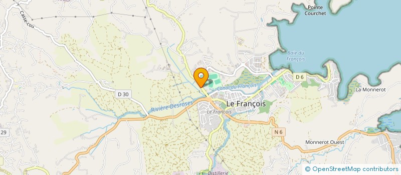 localisation de l'entreprise SARL LA RIVIERA à LE FRANCOIS