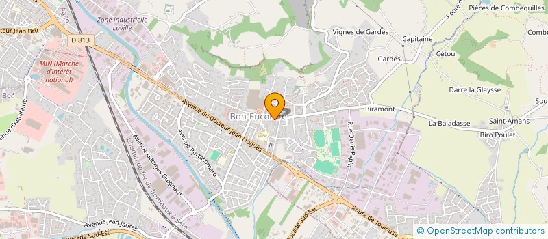 localisation de l'entreprise SARL LA RIVIERA à BON-ENCONTRE