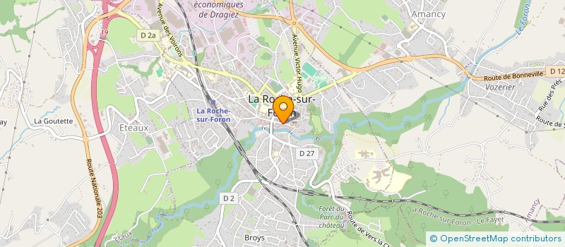 localisation de l'entreprise SARL LA ROCHE IMMOBILIER  LA ROCHE-SUR-FORON