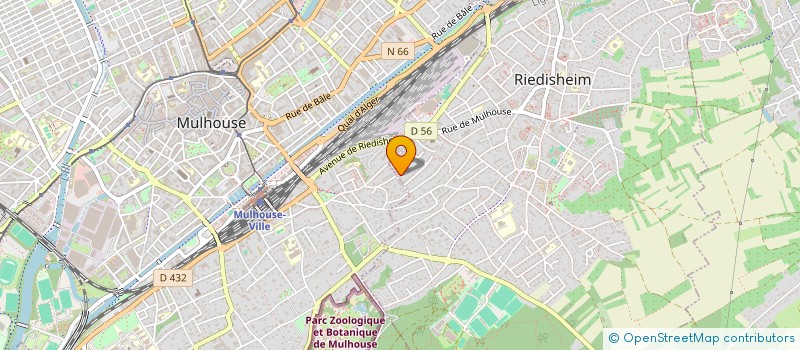 localisation de l'entreprise SARL LA ROSE  RIEDISHEIM