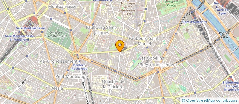 localisation de l'entreprise SARL LA ROSE  PARIS