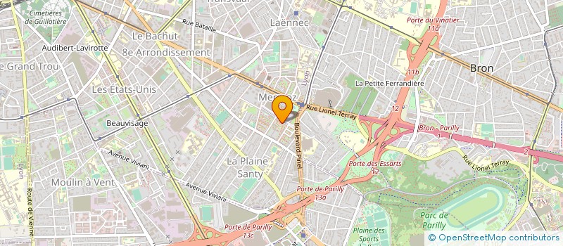 localisation de l'entreprise SARL LA ROSE D ORIENT  LYON