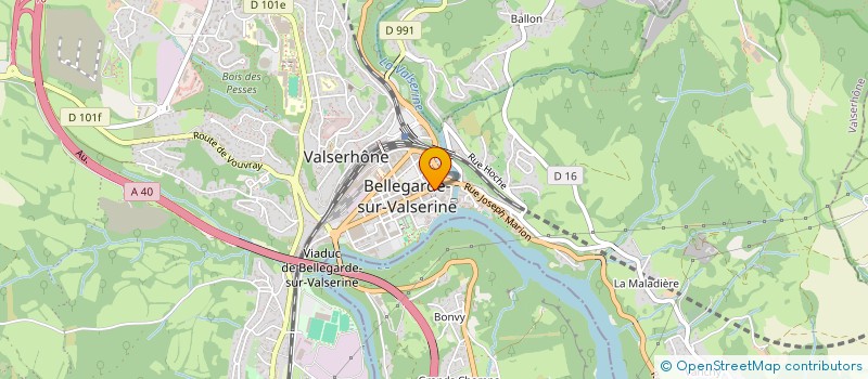 localisation de l'entreprise SARL LA ROSE DES SABLES à VALSERHONE