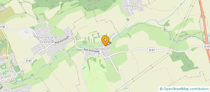 localisation de l'entreprise SARL LA ROSE DES VENTS  CHERISEY