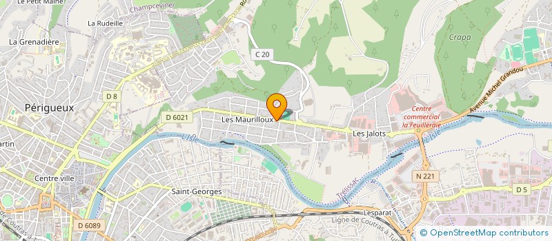 localisation de l'entreprise SARL LA ROSE DORDOGNOTE à TRELISSAC
