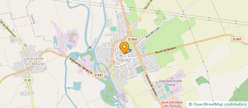 localisation de l'entreprise SARL LA ROSEE à STENAY
