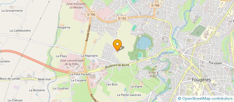 localisation de l'entreprise SARL LA ROUSSELAIS  LECOUSSE