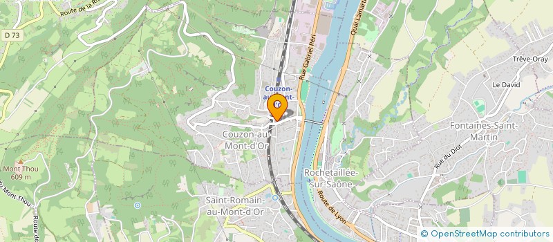 localisation de l'entreprise SARL LA ROUTE DES PAINS  COUZON-AU-MONT-D'OR