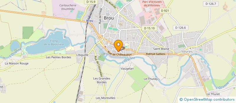 localisation de l'entreprise SARL LA SABLAISE à BROU
