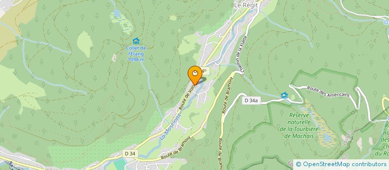 localisation de l'entreprise SARL LA SABOTERIE à LA BRESSE