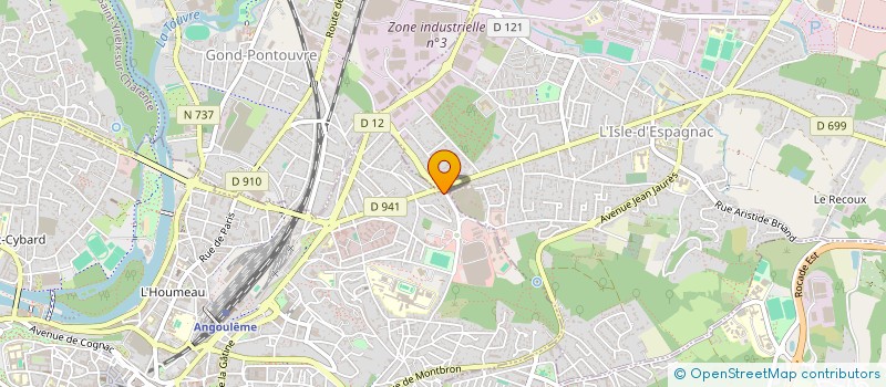 localisation de l'entreprise SARL LA SALAMANDRE D'OR à ANGOULEME