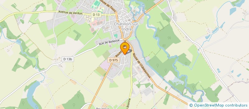 localisation de l'entreprise SARL LA SAODADE à CHATILLON-SUR-INDRE