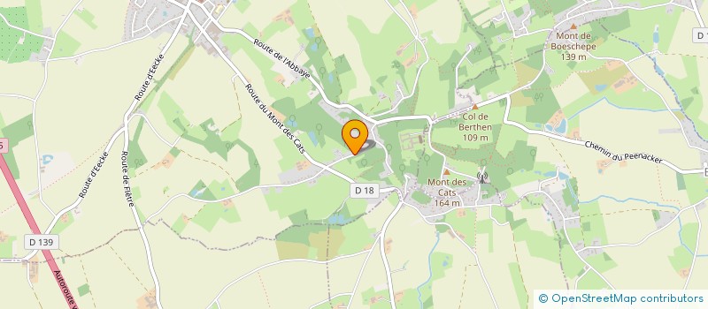 localisation de l'entreprise SARL LA SAPINIERE AUBERGE DU TERROIR  GODEWAERSVELDE