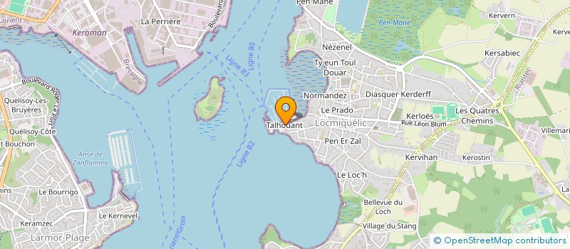 localisation de l'entreprise SARL LA SAVONNERIE à LOCMIQUELIC