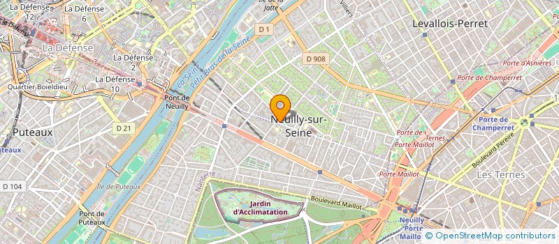 localisation de l'entreprise SARL LA SERONIERE à NEUILLY SUR SEINE