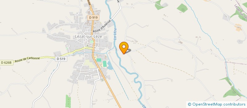 localisation de l'entreprise SARL LA SERRE DES MOULINS à LEZAT-SUR-LEZE