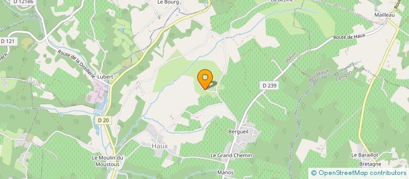 localisation de l'entreprise SARL LA SERS  HAUX