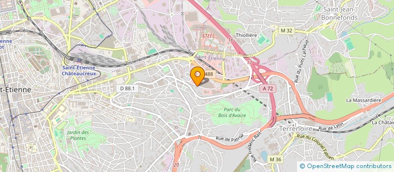 localisation de l'entreprise SARL LA SHOPERIE  SAINT-ETIENNE