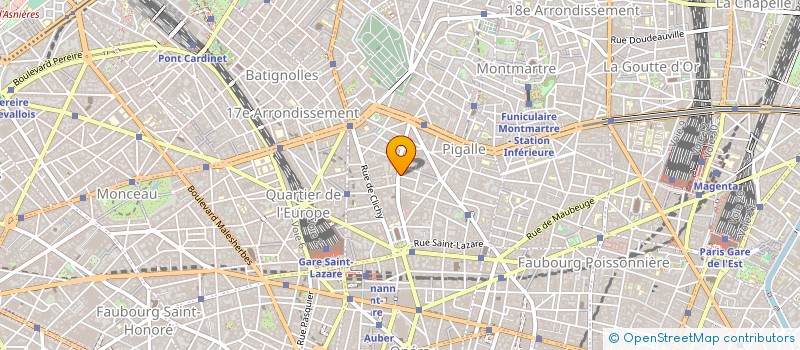 localisation de l'entreprise SARL LA SIRENE à PARIS