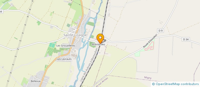 localisation de l'entreprise SARL LA SORCIERE DU BERRY à SAINTE-LIZAIGNE