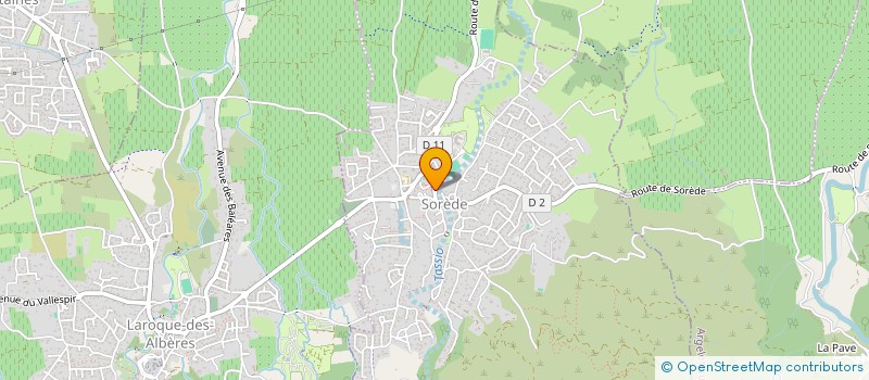 localisation de l'entreprise SARL LA SOREDIENNE  SOREDE