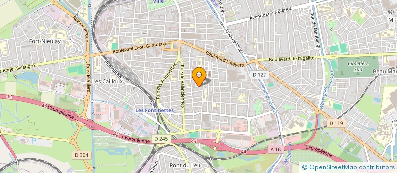 localisation de l'entreprise SARL LA SOURCE  CALAIS