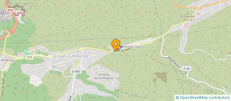 localisation de l'entreprise SARL LA STATION DE LA COTE BLEUE  ENSUES-LA-REDONNE