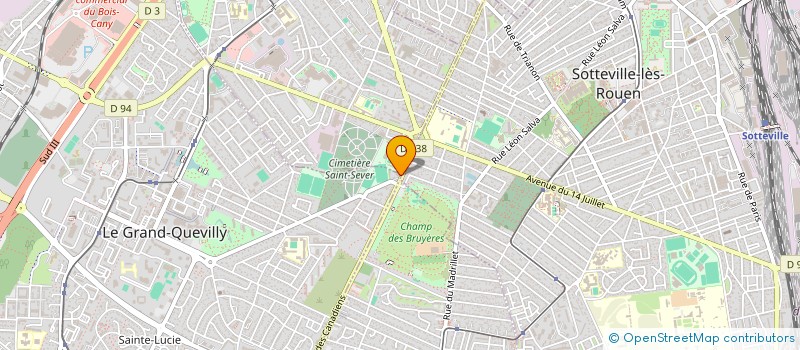 localisation de l'entreprise SARL LA STORIA  LE GRAND-QUEVILLY