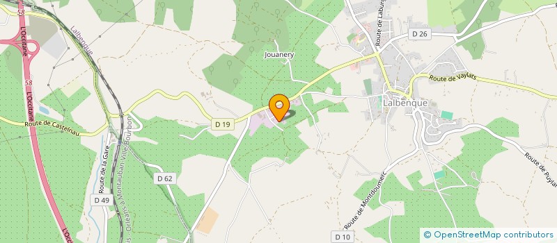 localisation de l'entreprise SARL LA SUITE  LALBENQUE