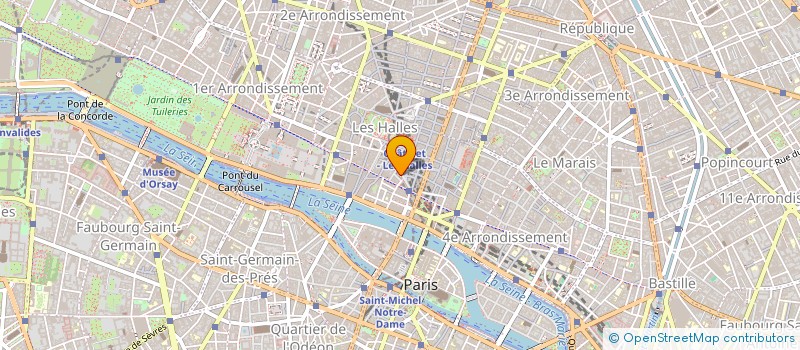 localisation de l'entreprise SARL LA SUPERETTE à PARIS