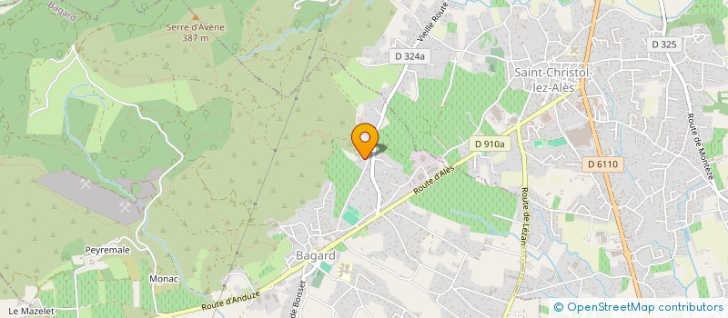 localisation de l'entreprise SARL LA SUPERETTE DU CENTRE  BOISSET-ET-GAUJAC