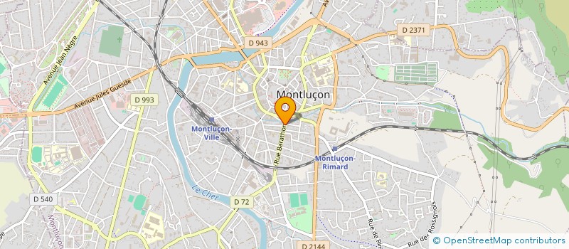 localisation de l'entreprise SARL LA SURPRISE à MONTLUCON