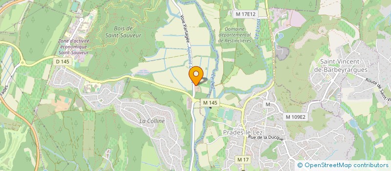 localisation de l'entreprise SARL LA TABLE DES BOISSELIERS  SAINT-CLEMENT-DE-RIVIERE