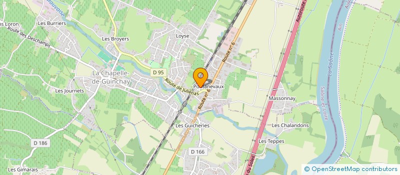 localisation de l'entreprise SARL LA TABLE ET L'EPEE  SAINT-SYMPHORIEN-D'ANCELLES