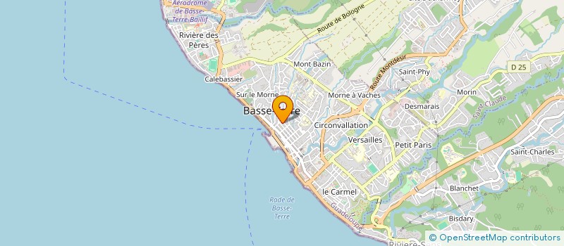 localisation de l'entreprise SARL LA TENTATION BOUTIQUE à BASSE-TERRE