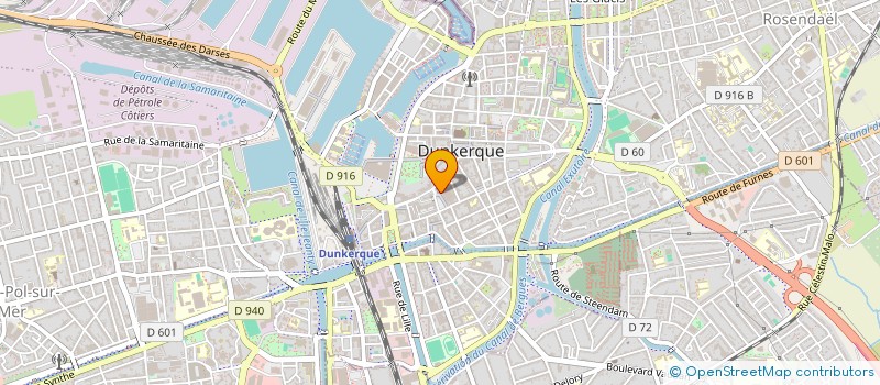 localisation de l'entreprise SARL LA TETE A L'ENVERS  DUNKERQUE