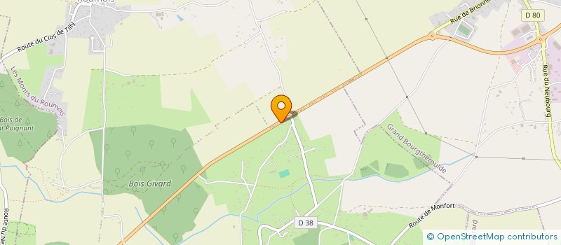 localisation de l'entreprise SARL LA TETE D'OR  LES MONTS DU ROUMOIS