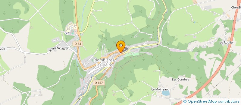 localisation de l'entreprise SARL LA TETE D'OR  PLOMBIERES-LES-BAINS