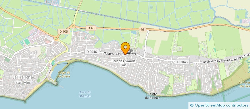 localisation de l'entreprise SARL LA TINTINETTE à LA TRANCHE-SUR-MER