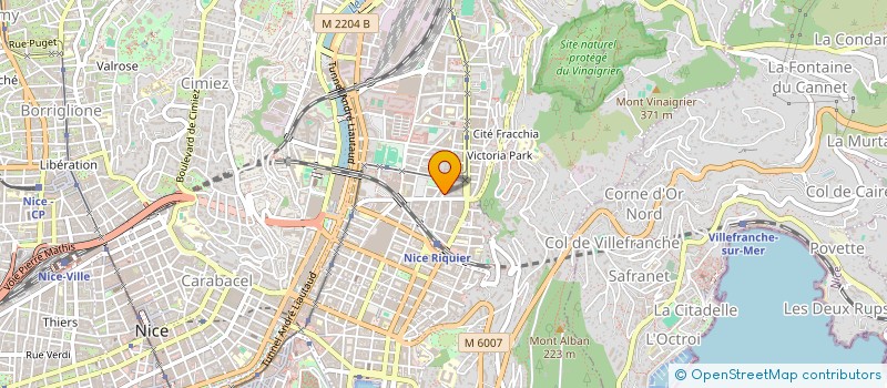localisation de l'entreprise SARL LA TOSCA à NICE