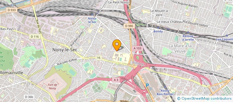 localisation de l'entreprise SARL LA TOUR DE PISE à NOISY-LE-SEC