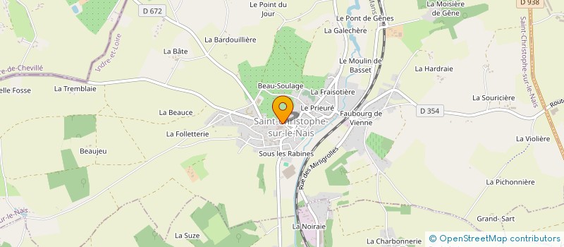 localisation de l'entreprise SARL LA TOURANGELLE à SAINT-CHRISTOPHE-SUR-LE-NAIS