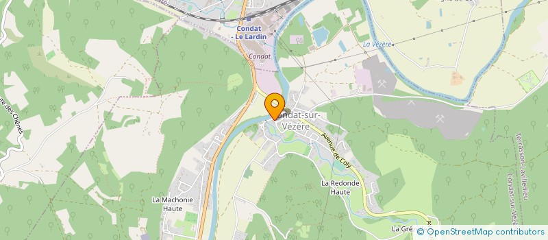 localisation de l'entreprise SARL LA TRADITION D'HELENE  CONDAT-SUR-VEZERE