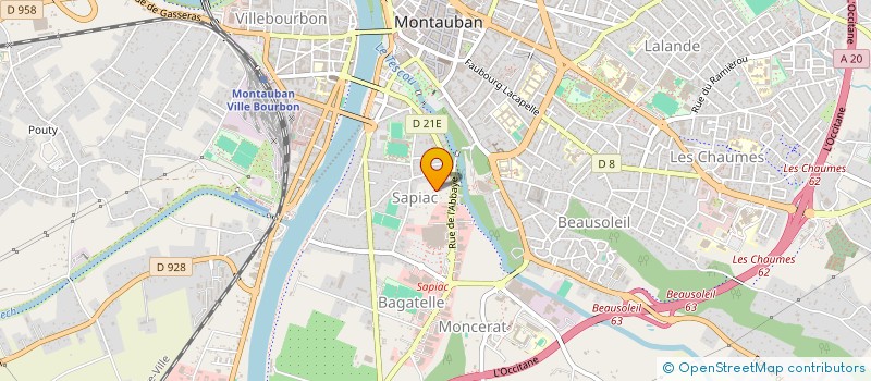 localisation de l'entreprise SARL LA TRADITIONNELLE  MONTAUBAN