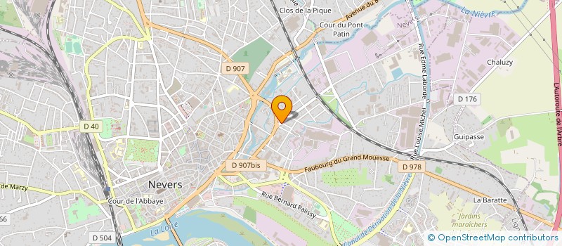 localisation de l'entreprise SARL LA TREILLE à NEVERS