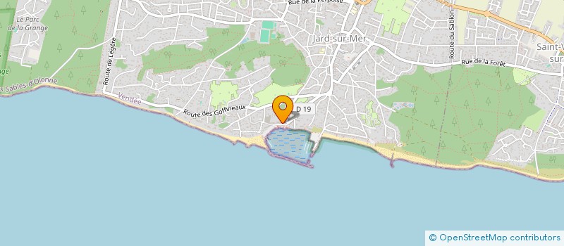 localisation de l'entreprise SARL LA TRIBU DU PORT  JARD-SUR-MER