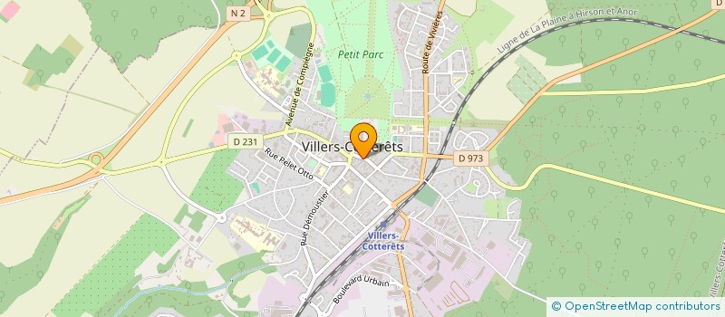 localisation de l'entreprise SARL LA TULIPE à VILLERS-COTTERETS