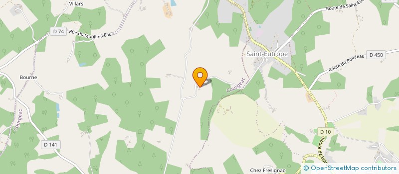 localisation de l'entreprise SARL LA TULIPE NOIRE à COURGEAC
