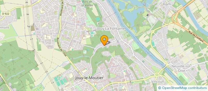 localisation de l'entreprise SARL LA VALLEE  JOUY-LE-MOUTIER